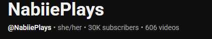 NabiiePlays's tweet photo. TYSM FOR 30K!!! https://t.co/ZU0zakZN6k