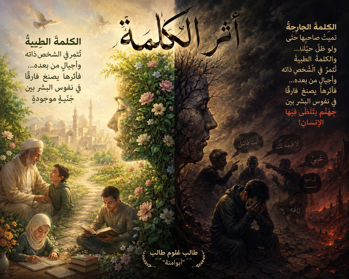 TalibGhulom's tweet photo. #الكلمة_الطيبة
#الكلمة_الجارحة
#طالب_غلوم_طالب_أبوآمنة 
#أبوامنة https://t.co/btrFRAu7Vw