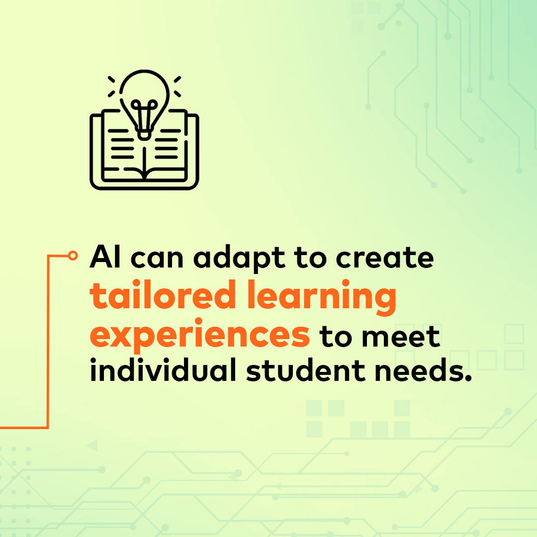 MastercardFdn's tweet photo. Artificial intelligence (AI) has the potential to reshape the learning experience. Swipe through to learn more about how education can be enhanced by AI. https://t.co/QNPyX1D3Ev