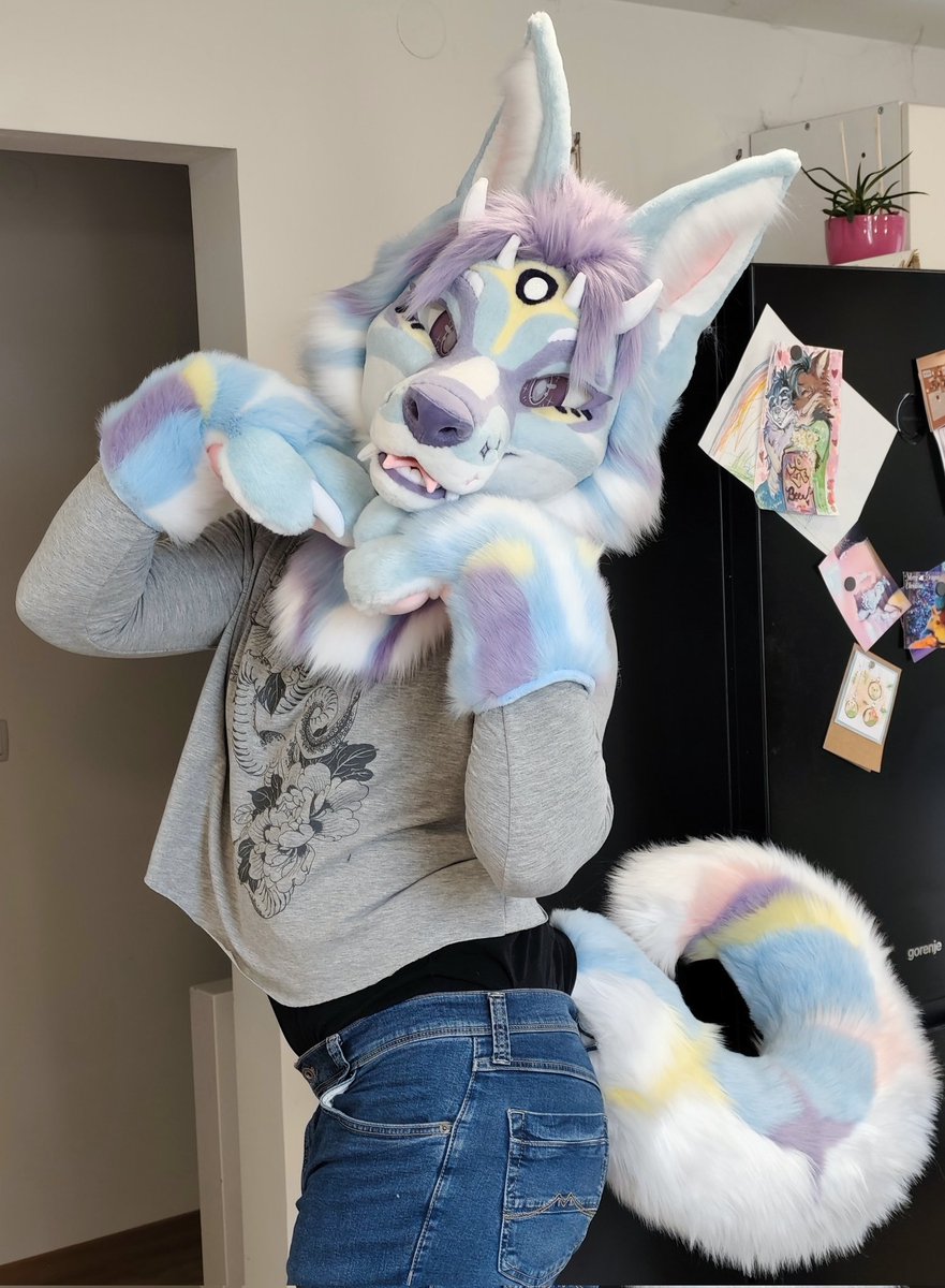 TaruFursuits's tweet photo. Introducing Prince Opal 💜💜
They will be up for adoption at #furizon https://t.co/IpJtRbYD9F
