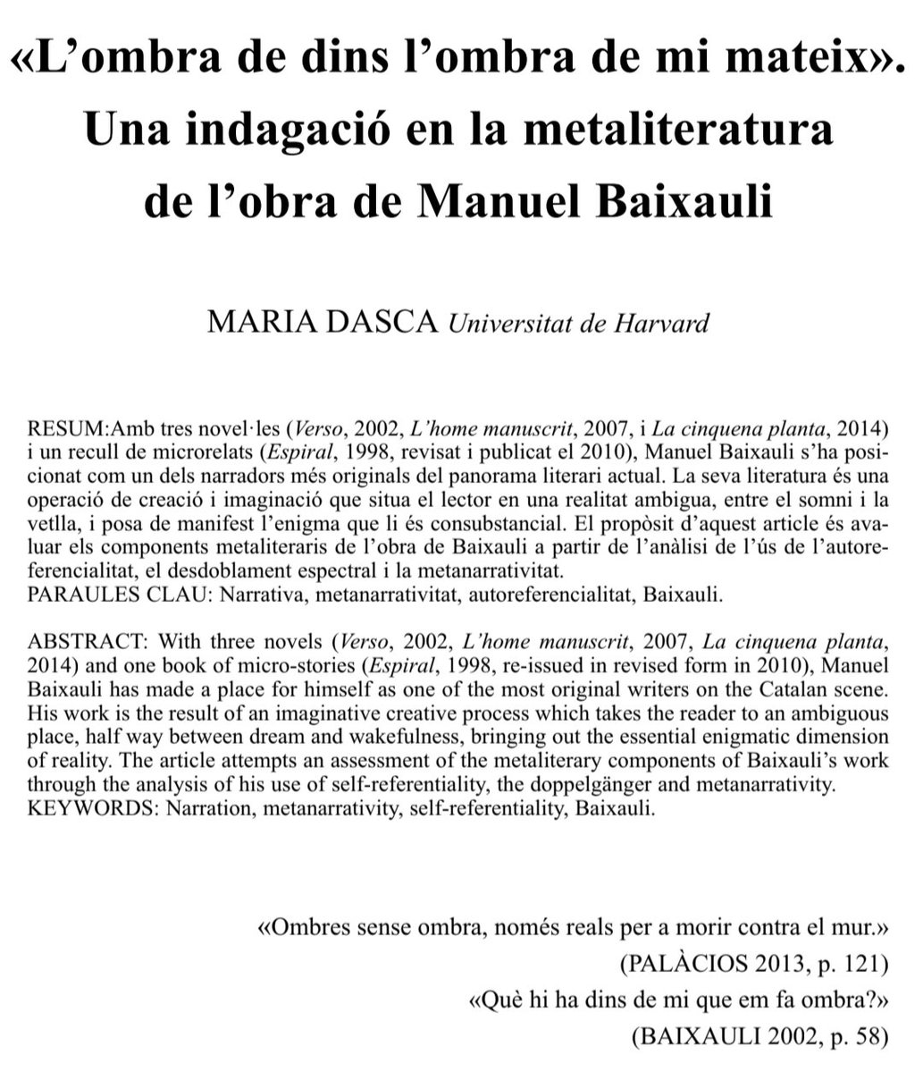 ElsMarges's tweet photo. La reedició/reescriptura d'aquest llibre fonamental de la literatura catalana contemporània és un esdeveniment de primer ordre. @homemanuscrit és un dels grans escriptors postmoderns que tenim, i a @ElsMarges li hem dedicat diversos estudis i ressenyes: https://t.co/Nt17u6kXJJ