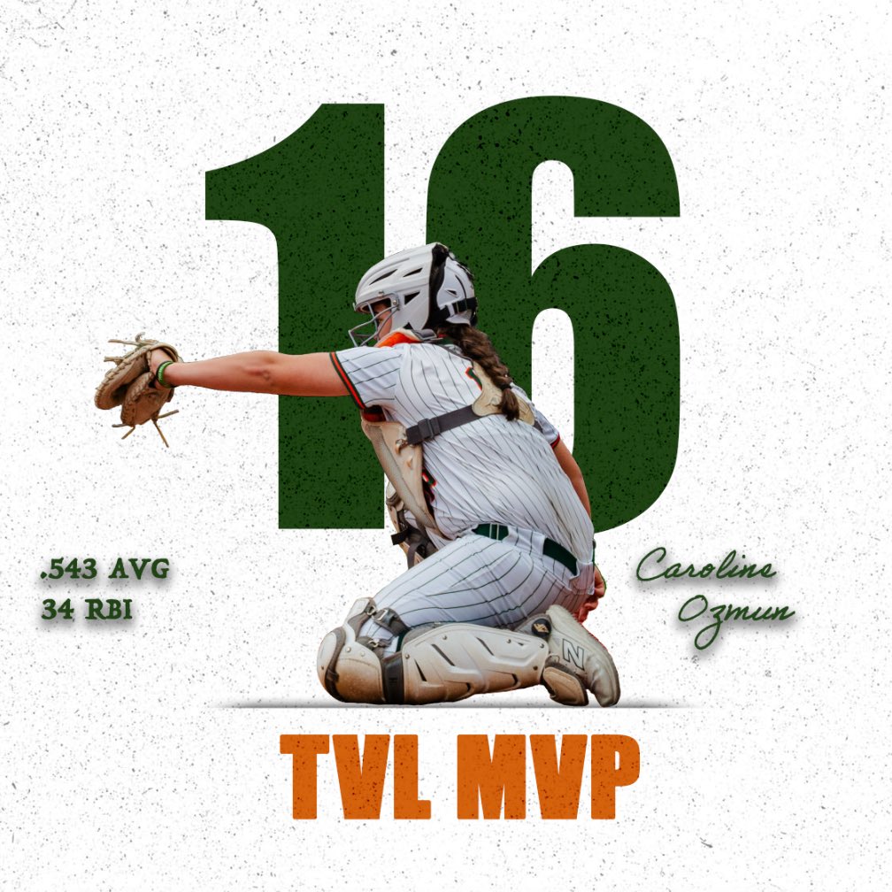 carolineozmun's tweet photo. It has been an amazing senior season with my high school team! I am honored to have been named the 2026 TVL Large MVP! Playoffs 🔜 

@AssumptionU_SB @StaceyMayer_ @EliteAthleteEAT @kjaxxsports https://t.co/5dmAza0hm5