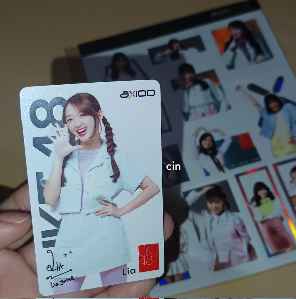 chndsr_'s tweet photo. WTS photocard &amp; sticker Lia jkt 48 collab axioo hype collaboration
💰 50k include packing
🏡 dom Lampung 
🍊 co by oren

Wts pc Lia JKT 48 https://t.co/bR2IKeIWgx