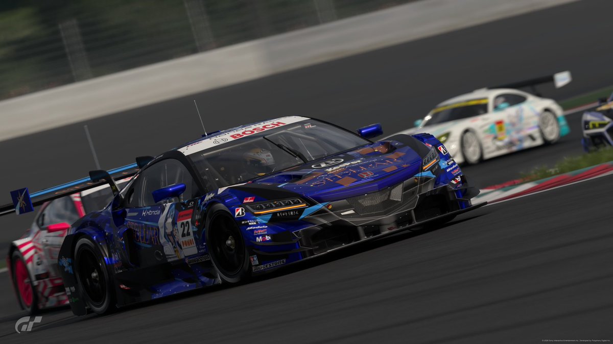 KEIHINtakku's tweet photo. お疲れ様でした！

2026 hololive SUPERGT 非公式 in Fuji  300km RACE

12台 全車 完走しました！
長いバトルお疲れ様でした！

また次回新しい企画考えてきます⚐⚑
(次回から時間を守るようにお願いします💦)
#GT7 https://t.co/v2BHg0nJXr