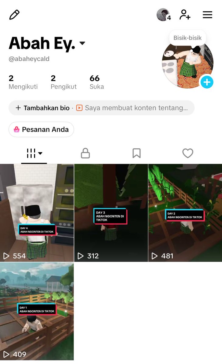jnp's tweet photo. Belajar ngonten di tiktok. https://t.co/kTb2ogPfH7