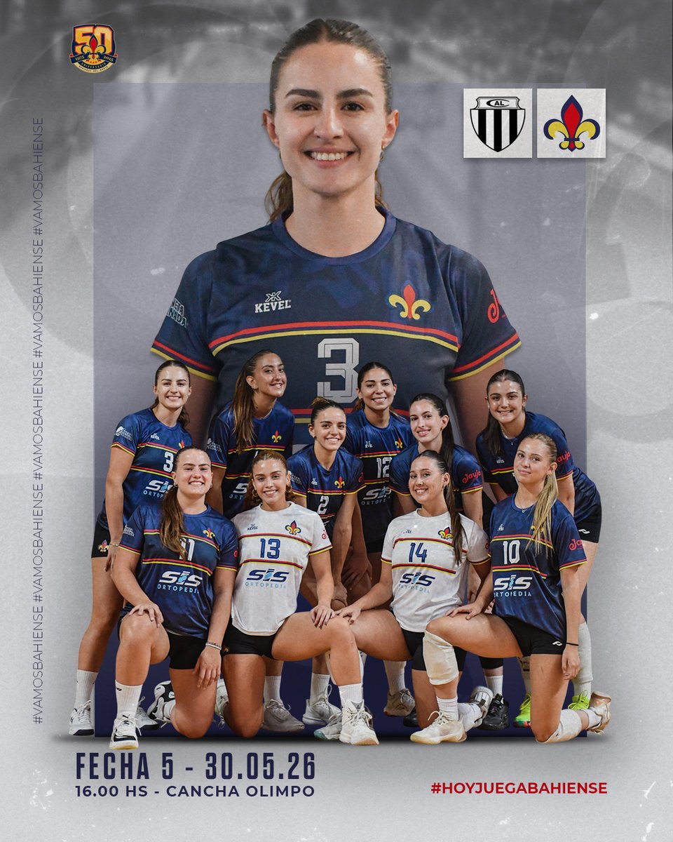 BdNorte's tweet photo. #Voley 🏐| 📢 ¡Hoy Juega Bahiense!
⠀⠀⠀⠀⠀⠀⠀⠀
➡ Torneo Apertura - Fecha #5.
🆚 Liniers.
📆 Sábado 30.05.
⏱ 16.00hs.
📌 Club Olimpo.
⠀⠀⠀⠀⠀⠀⠀⠀
#VamosBahiense 🇹🇩 https://t.co/5YmnmK6wvg