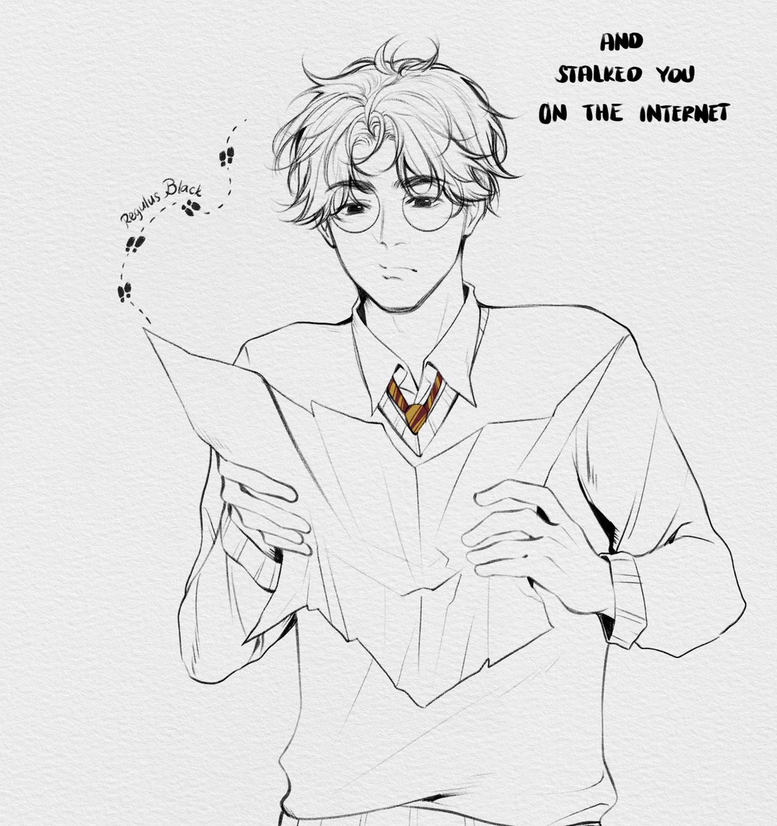 KCGA15's tweet photo. Cause I always had a vision of us standing like thisssss 🤍

#jegulus #starchaser #jamespotter #regulusblack https://t.co/FMWwaYw20v