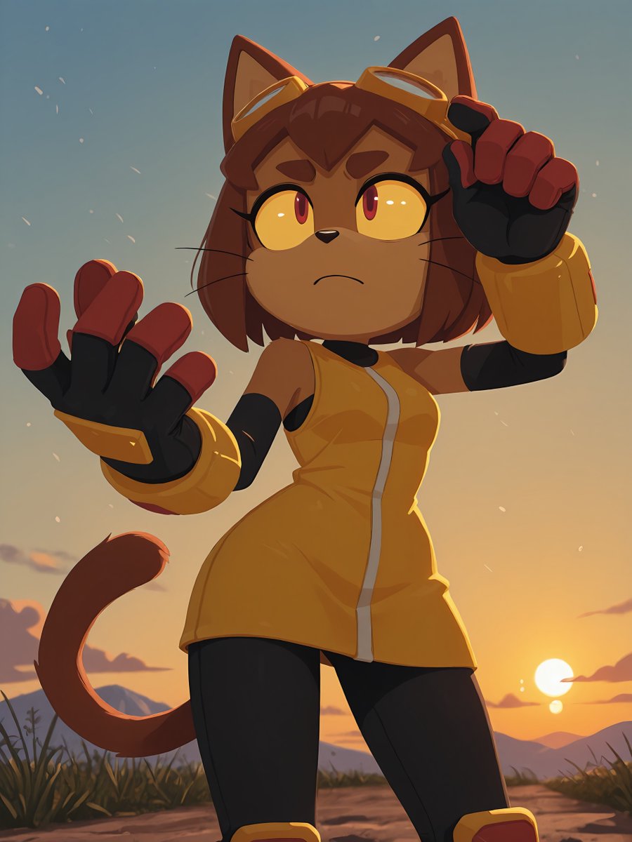 PixelPerraAI's tweet photo. Can you guess what video game worlds Kit has found herself in?
Difficulty: Easy.
#gameoverse https://t.co/otaVBDXdm7