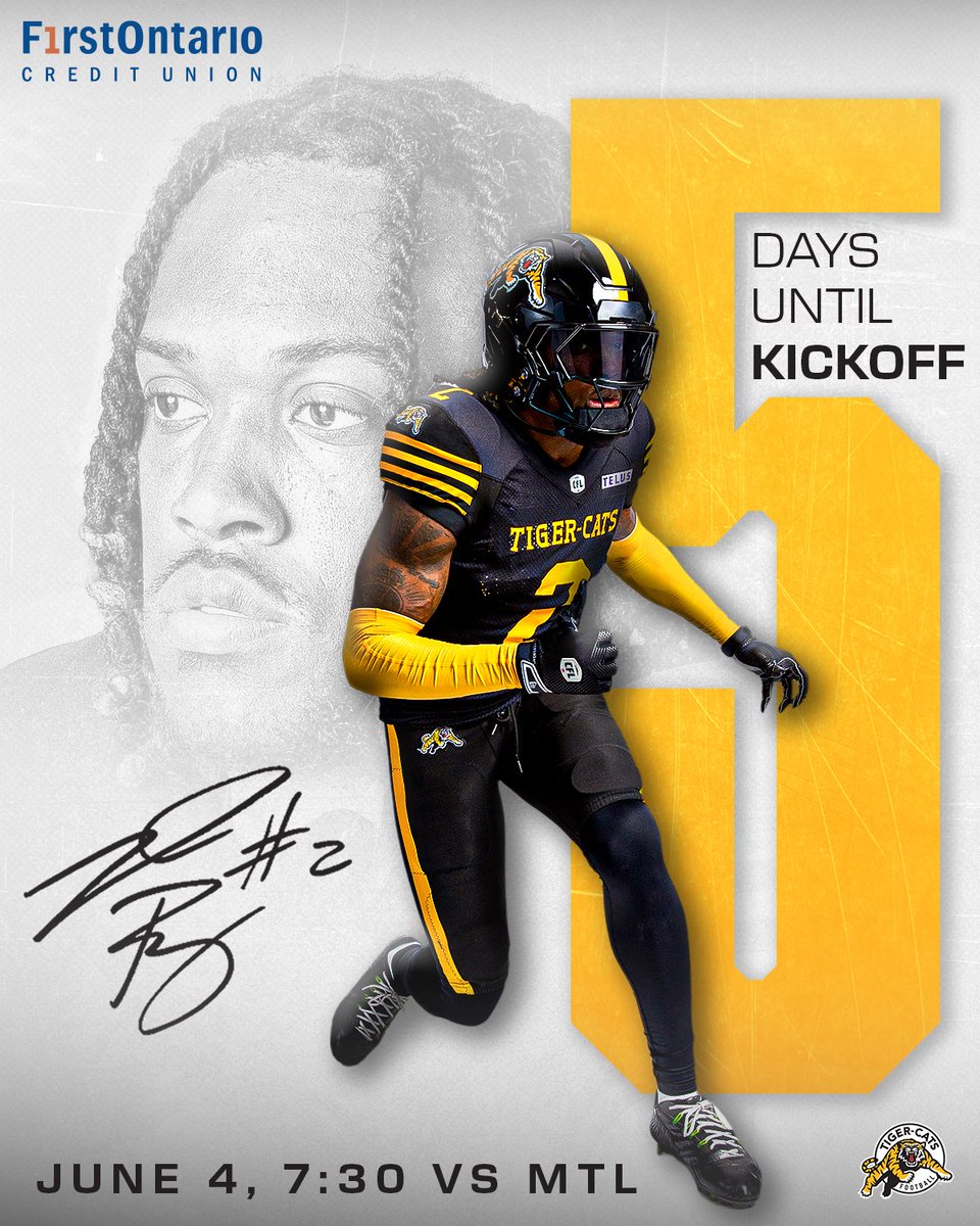 Ticats's tweet photo. THE 2026 CFL SEASON KICKS OFF IN 5 DAYS 🫨 

Get your tickets NOW!
🎟️ | https://t.co/AB6hBwMhpt https://t.co/SCMuH81EPM