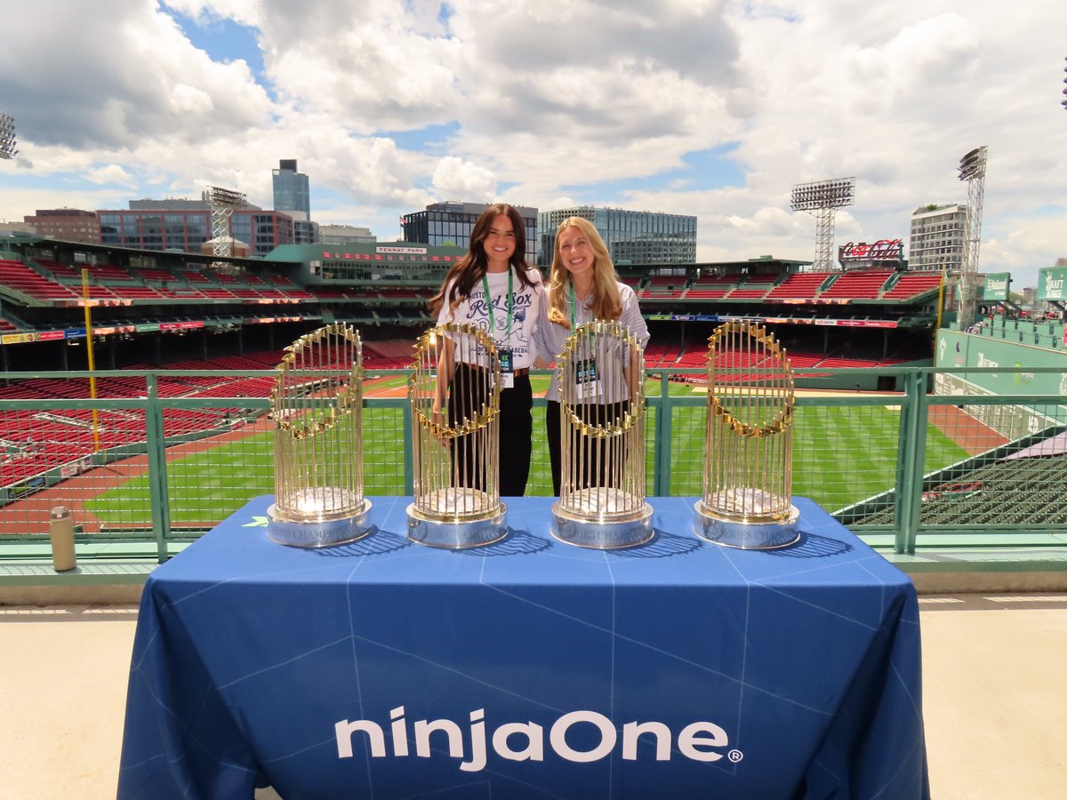 ninjaone's tweet photo. ITX Rise Boston hit it out of the park... literally! Thank you to all the MSPs who came out to talk resilience, automation, and smarter operations. Great excuse for a Boston Red Sox game! ⚾ https://t.co/OdBEm3nGqp