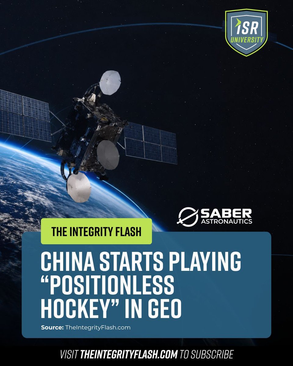 IntegrityISR's tweet photo. A new CSIS study suggests China is fundamentally changing how satellites operate in geosynchronous orbit. 

Read more here: https://t.co/o098Ug2PJ9 https://t.co/SU9AkeqNe1