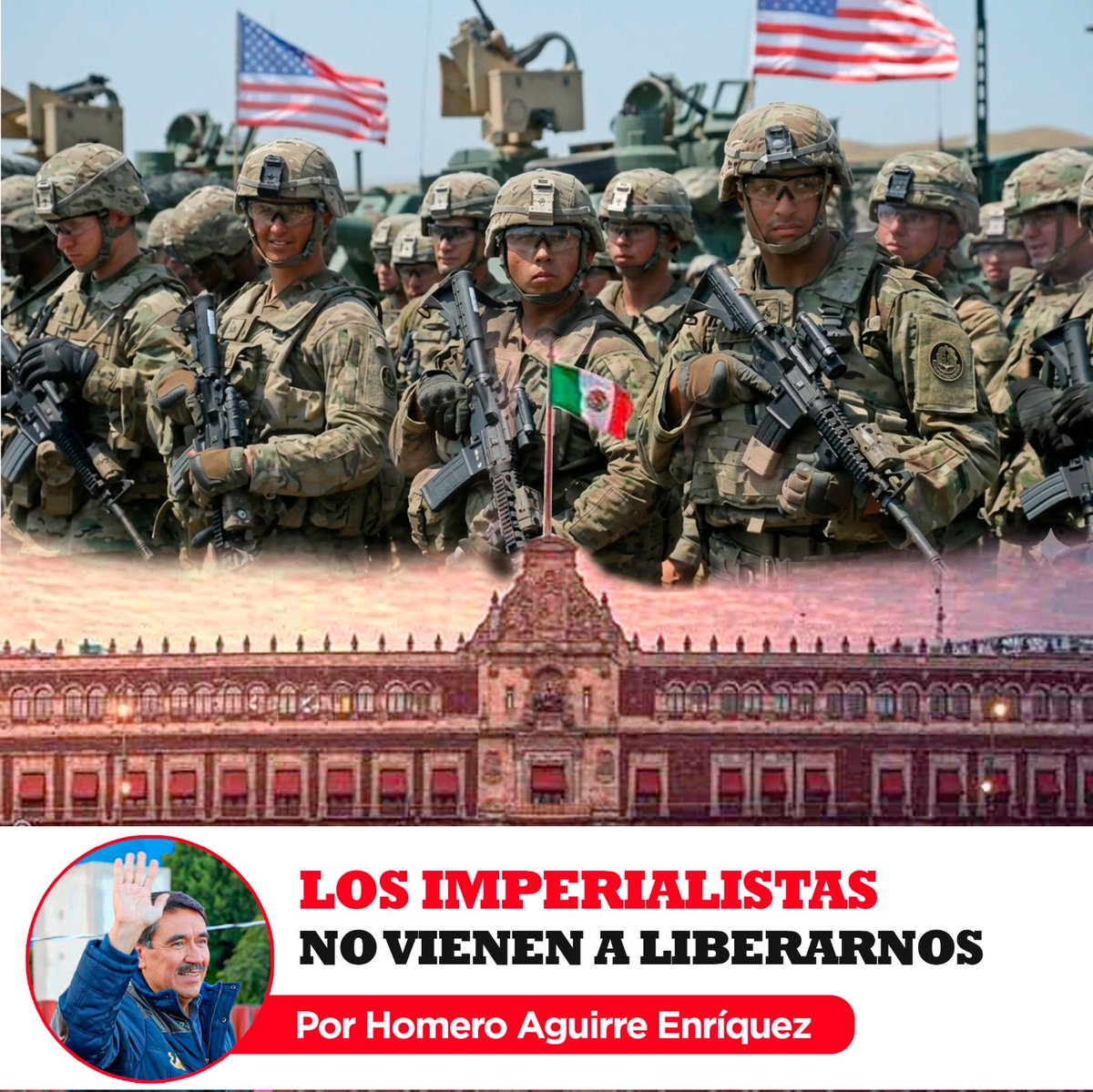 HomeroAE's tweet photo. “La idea de que los norteamericanos vienen a salvarnos de los narcotraficantes e inmediatamente se retirarán es falsa, y quienes piden una intervención militar estadounidense en México o son cómplices de los intervencionistas o están manipulados e ignoran lo que ha pasado en otros países que han sido invadidos,”

Te invito a leer mi artículo:
Los imperialistas no vienen a liberarnos

https://t.co/TsIpHzRKse