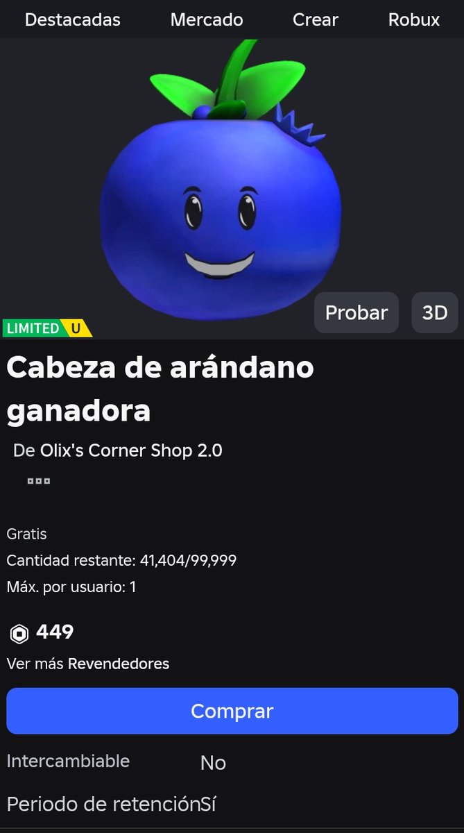 Frutfish's tweet photo. @UgcNoticias_ ??????? No tengo ni una sola copia y me sale a robux https://t.co/qZdLvhsiKP