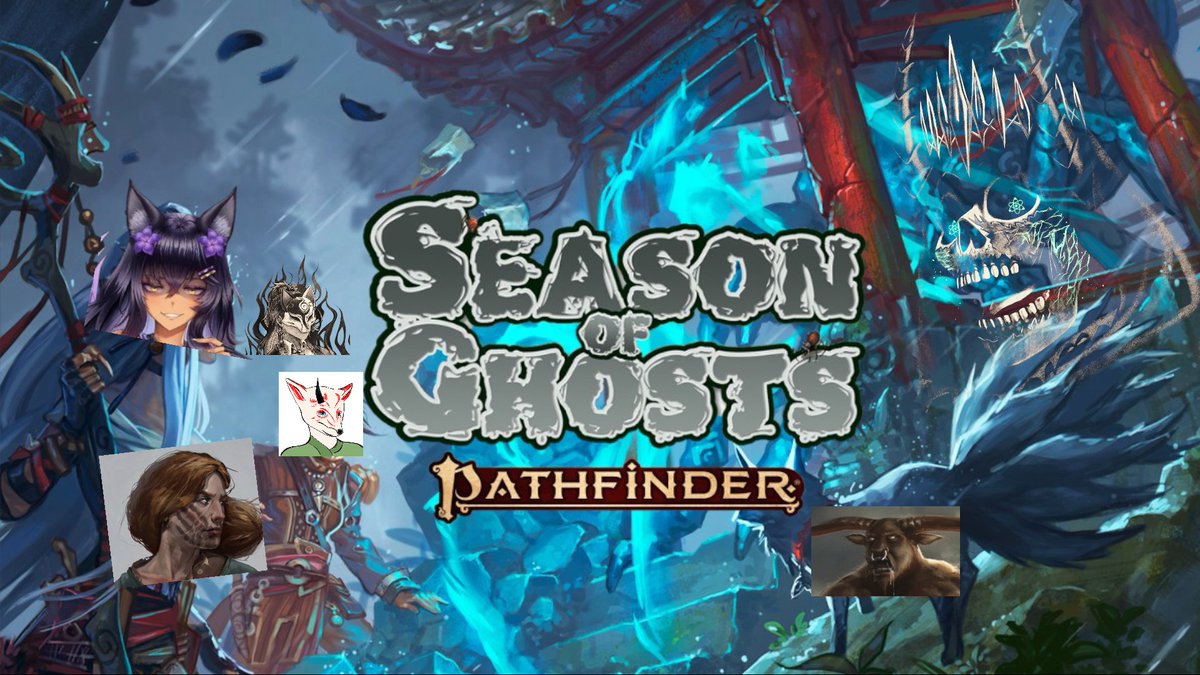 PrometheusVt's tweet photo. We are going to be starting session 4 of season of ghosts ft @MysticOcean18, @bellarosememes, @HikaHayashi, @CatboyResident and Holyhandbanana 

I hope to see you ProPainers there using the link~
#Vtuber #ENVtuber #pf2e https://t.co/ZtFxPU8ssq