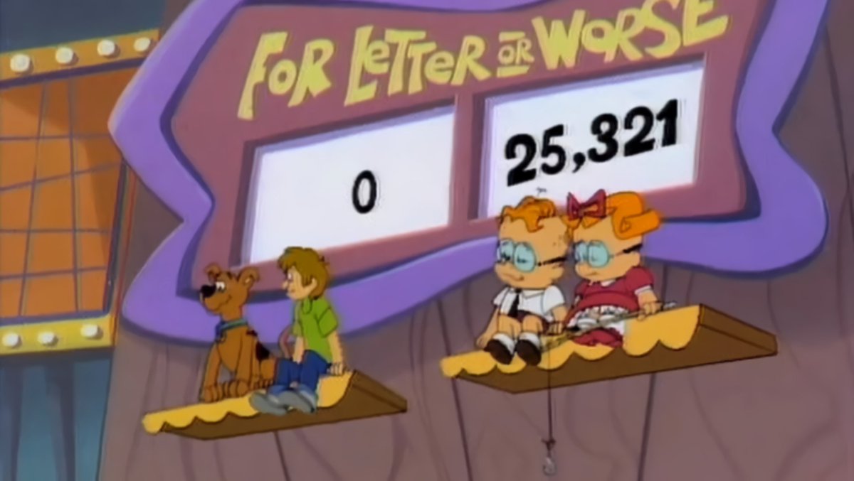 WendyLovesJesus's tweet photo. Good morning, boys and girls, today is #NationalGameShowDay! And it's time for everyone's favourite game showβFor Letter or for Worse! Where the winners get a prize, and the losers take a dive. Here's your host, Davey the Letter Guy!
Can #ScoobyDoo guess the bonus word!? π€ https://t.co/Fv2MdJlRh7
