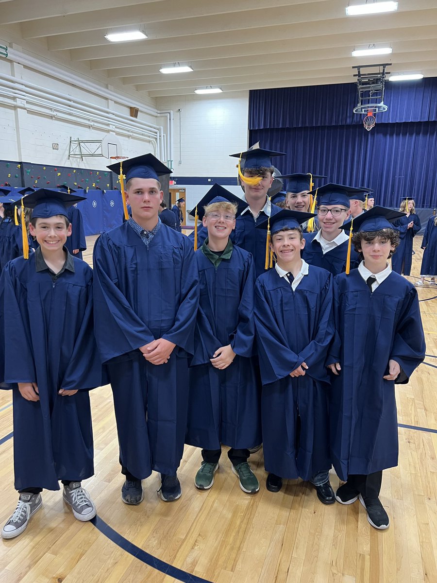 HortonKandi's tweet photo. Caps adjusted, gowns straightened, and plenty of smiles to go around! ๐ Our 8th graders are getting ready for graduation and soaking in every moment before they take the stage. Congratulations, Class of 2026, we canโt wait to celebrate you! #wcsFlight #wcsREADY https://t.co/Ug8Gf5iI8W