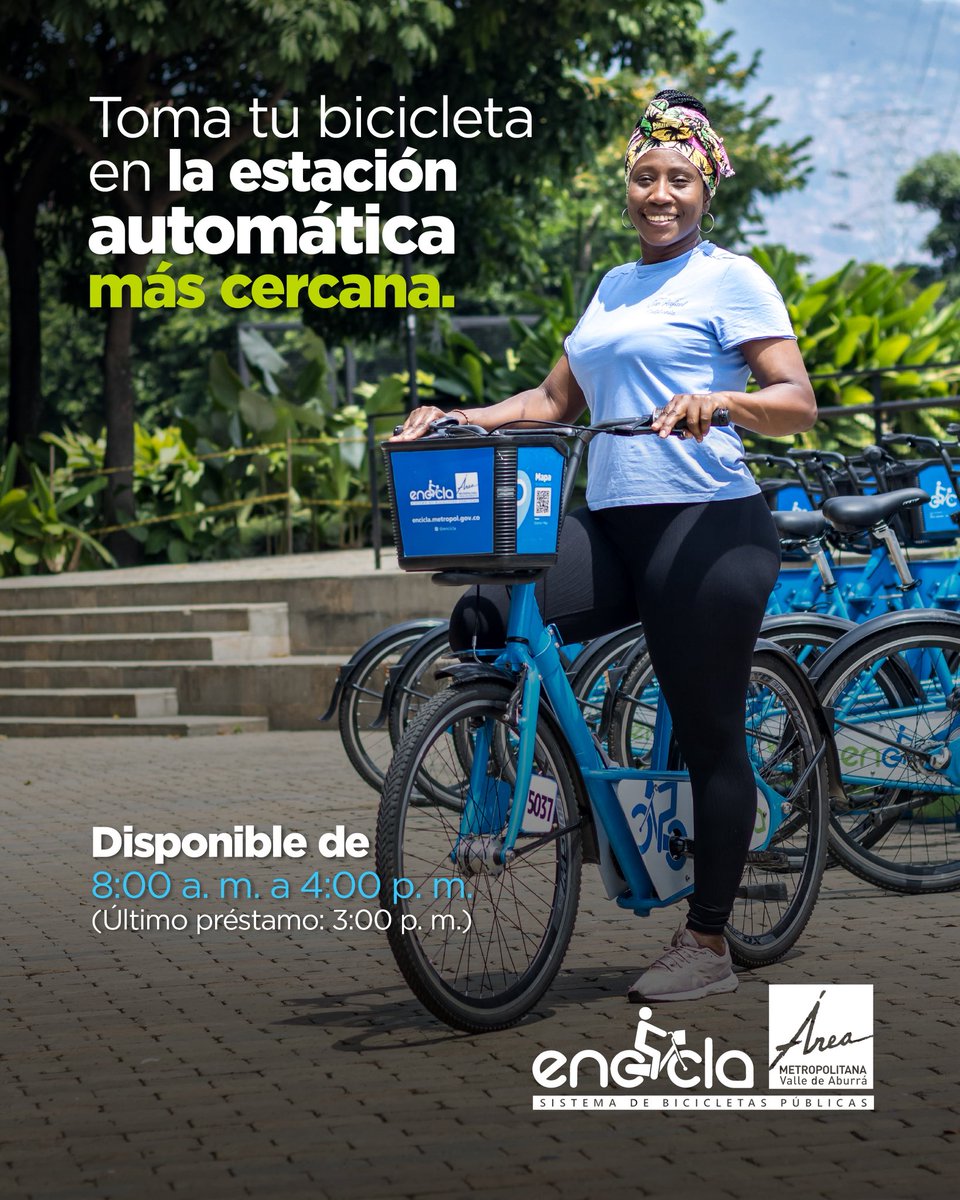 EnCicla's tweet photo. Este domingo, tu voto también puede moverse sostenible 🚲🗳️

Evita trancones y llega de forma ágil a tu puesto de votación con EnCicla💚🩵 https://t.co/lvRcbgOKkX