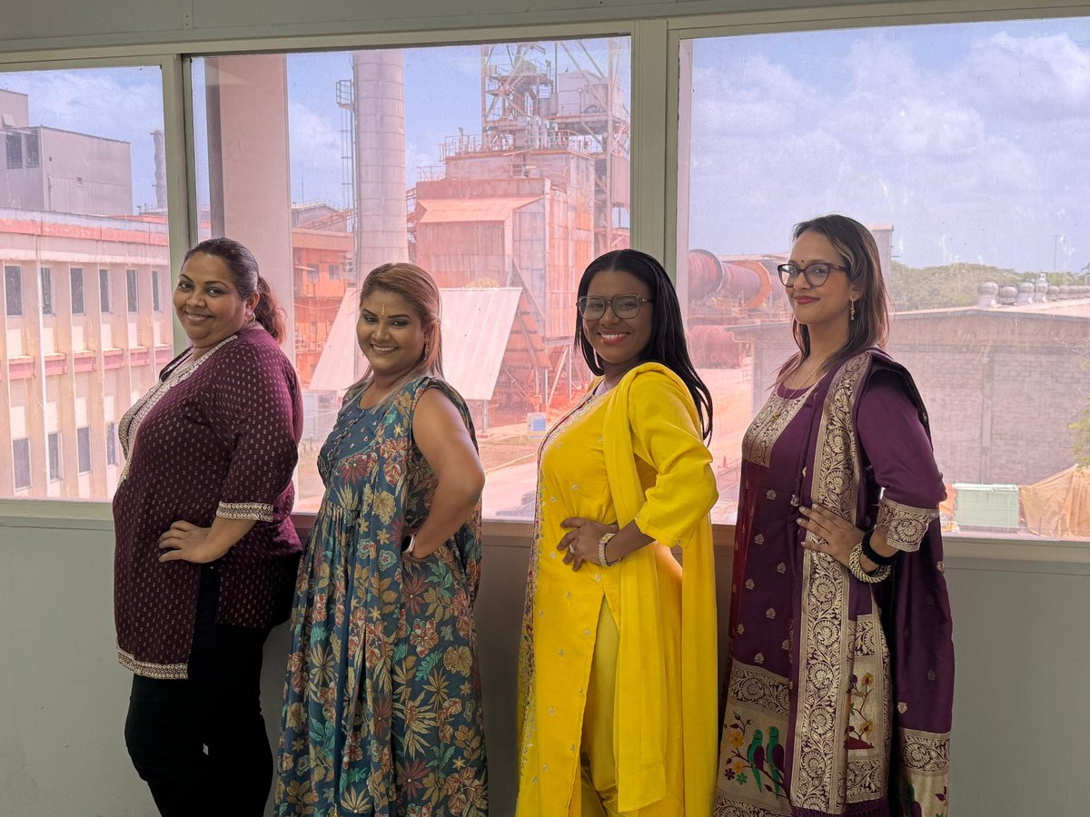 CemexTCL's tweet photo. Indian Arrival Day celebrations at TCL! 
We think our team looks great in their traditional Indian attire...don't you agree? https://t.co/7S1MY1e5Pw