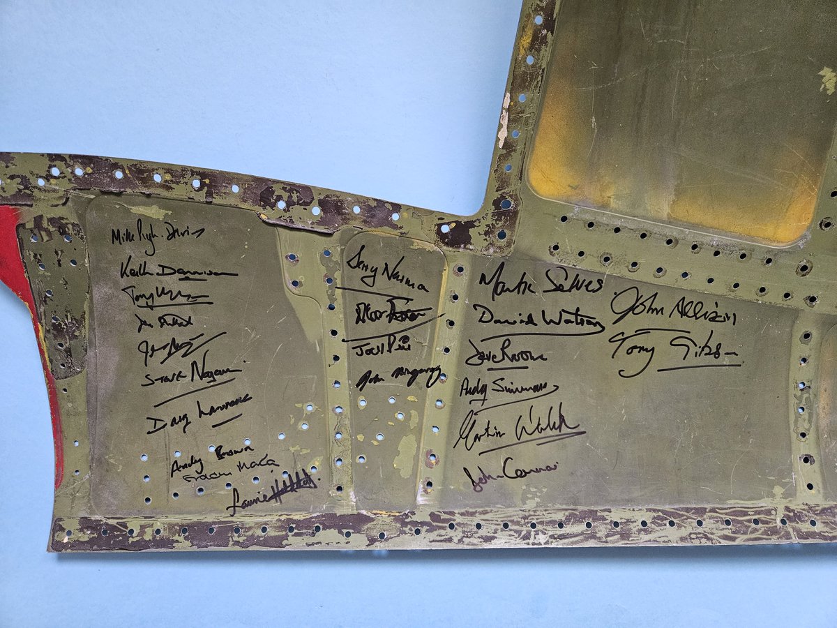 BPAGofficial's tweet photo. We have two exclusive items soon to be listed on our eBay store, each bearing the signatures of multiple Royal Air Force Phantom aircrew. These are perfect additions for any man cave, and we’ll keep you updated when they go live for auction. https://t.co/GbvgKTXZG9