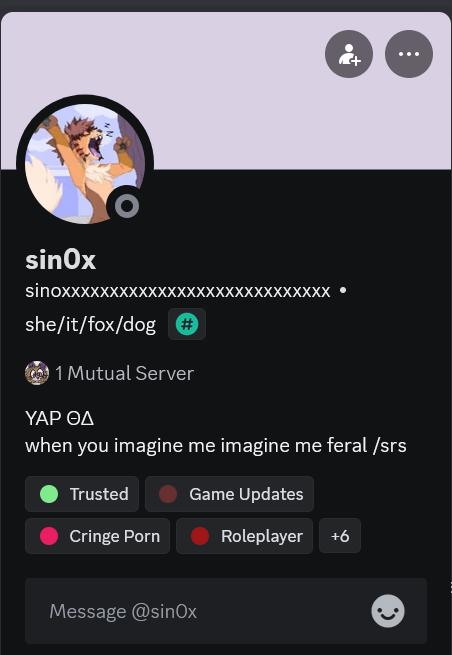 PikkyVT's tweet photo. @xxchixi @downbaddogthing Also same pronouns, further evidence 😭 https://t.co/OIn33Crfb0