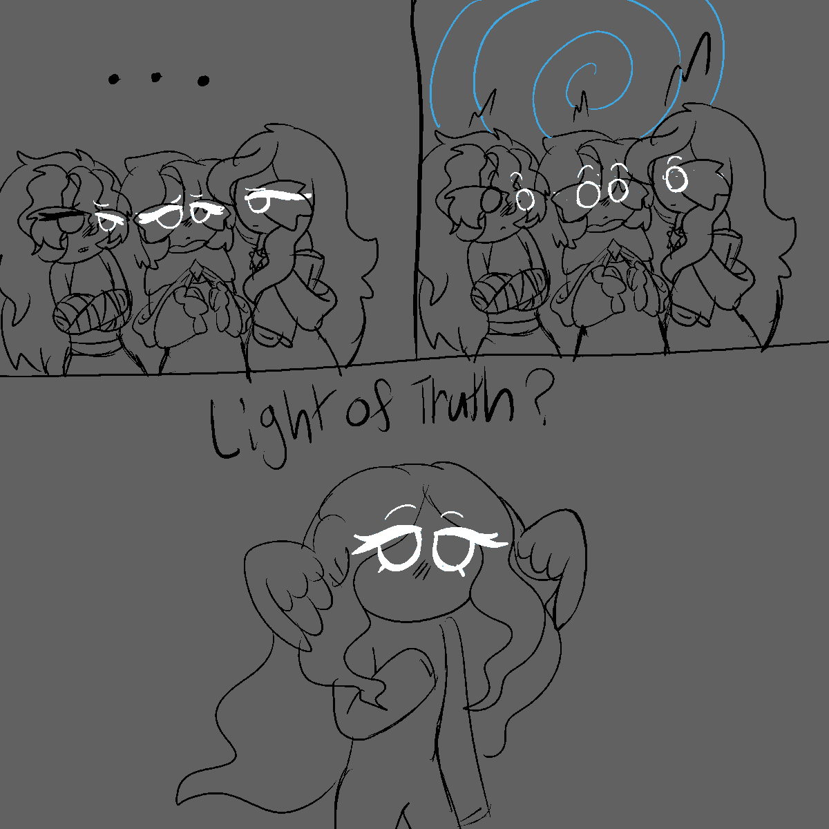 Toby_108's tweet photo. The end of Moonstone's story part 2. (Lore dump comic)
//I'm so sorry that I rushed it. But, I did my best to make it look decent. https://t.co/Wt0wWT0utg