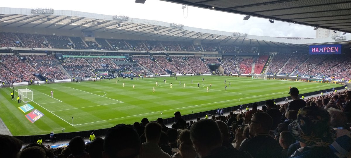 NickJonesSoccer's tweet photo. Up at Hampden🏟️
🏴󠁧󠁢󠁳󠁣󠁴󠁿Scotland🔵⚪🆚🟡🔵Curaçao🇨🇼
⚽🏆In the #InternationalFriendly 
#sfa | #scottishfootball | #wc2026 https://t.co/la6NIh0OBR