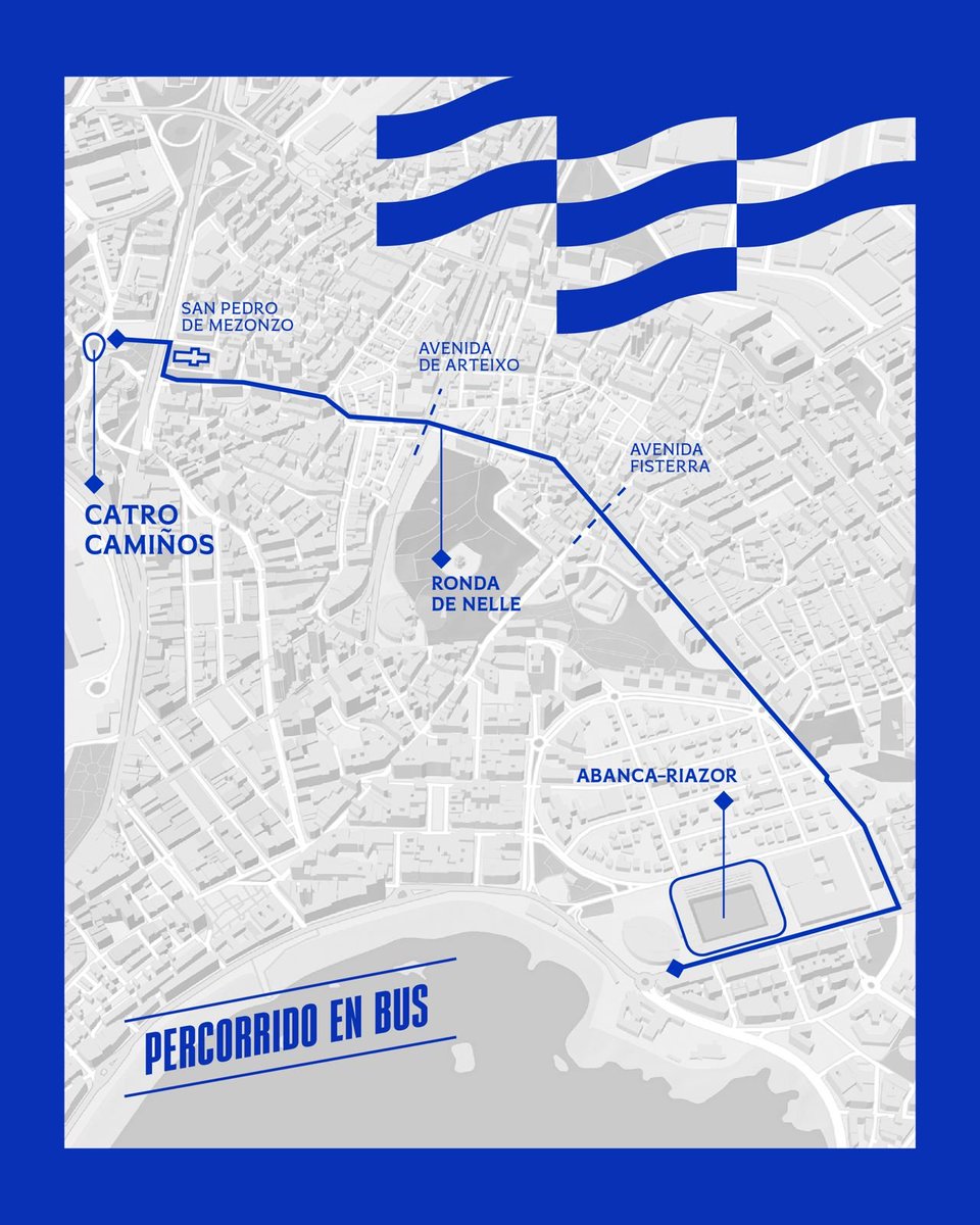 _Juan53's tweet photo. Á finalización do partido sairá o bus descapotable cos xogadores, é posible que as liñas 3, 3A, 6, 6A, 7, 11, 12, 12A, 14, 20 e 22 sufran retrasos durante o seu paso ou desvíos por vías alternativas coma a Rda. de Outeiro. https://t.co/PDGYfoXwql