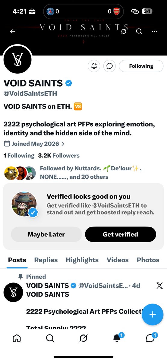 OXMk_'s tweet photo. @KAGEAF_ @VoidSaintsETH Done 

0xd7330fbffde610c154d6c2223315a92258ee1f2c https://t.co/t6TuYT0tqT