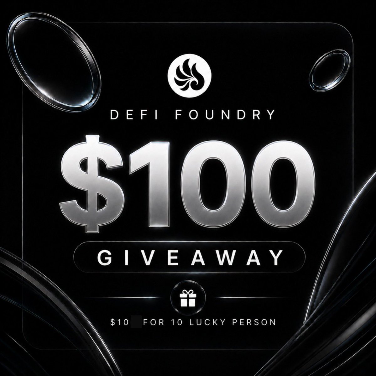 DefiFoundry's tweet photo. 🎉 GIVEAWAY ALERT! 🎉

As DeFi Foundry celebrates its 1-Year Anniversary, we’re giving back to our amazing community!

💰 $100 Giveaway
🏆 10 Winners
🎁 $10 Each

How to participate:
✅ Like this post
✅ Repost/Retweet
✅ Comment what you like most about DeFi Foundry

⏰ Winners will be selected and announced within the next 48 hours.

Thank you for being part of our journey. Here’s to another year of growth, partnerships, and innovation in Web3! 🚀