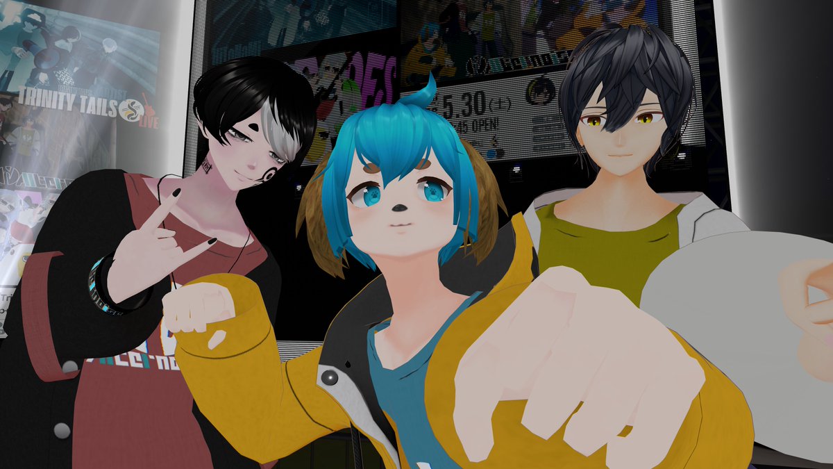 Alternoise_VRB's tweet photo. 本日は「#TrinityTails」にお越しいただきありがとうございました！
熱いバンドばかりで最高でした！！

配信の同接も160超えていたとか…👀
また次回のライブでお会いしましょう🔥

#Alternoise #VRChat https://t.co/xtphAk94nh