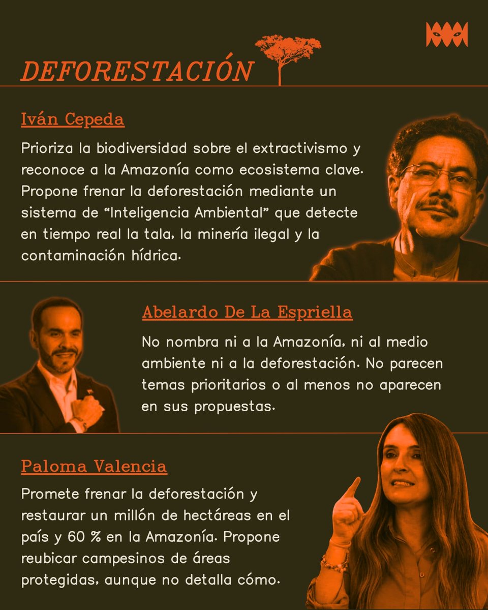 AmazonUworld's tweet photo. #EleccionesColombia

Los discursos y propuestas de los candidatos a la Presidencia en Colombia evidencian poca atención y referencias a la #Amazonía.

@IvanCepedaCast @ABDELAESPRIELLA @PalomaValenciaL, ¿se olvidaron que la Amazonía representa el 40 % del territorio colombiano? https://t.co/z521emm0mA