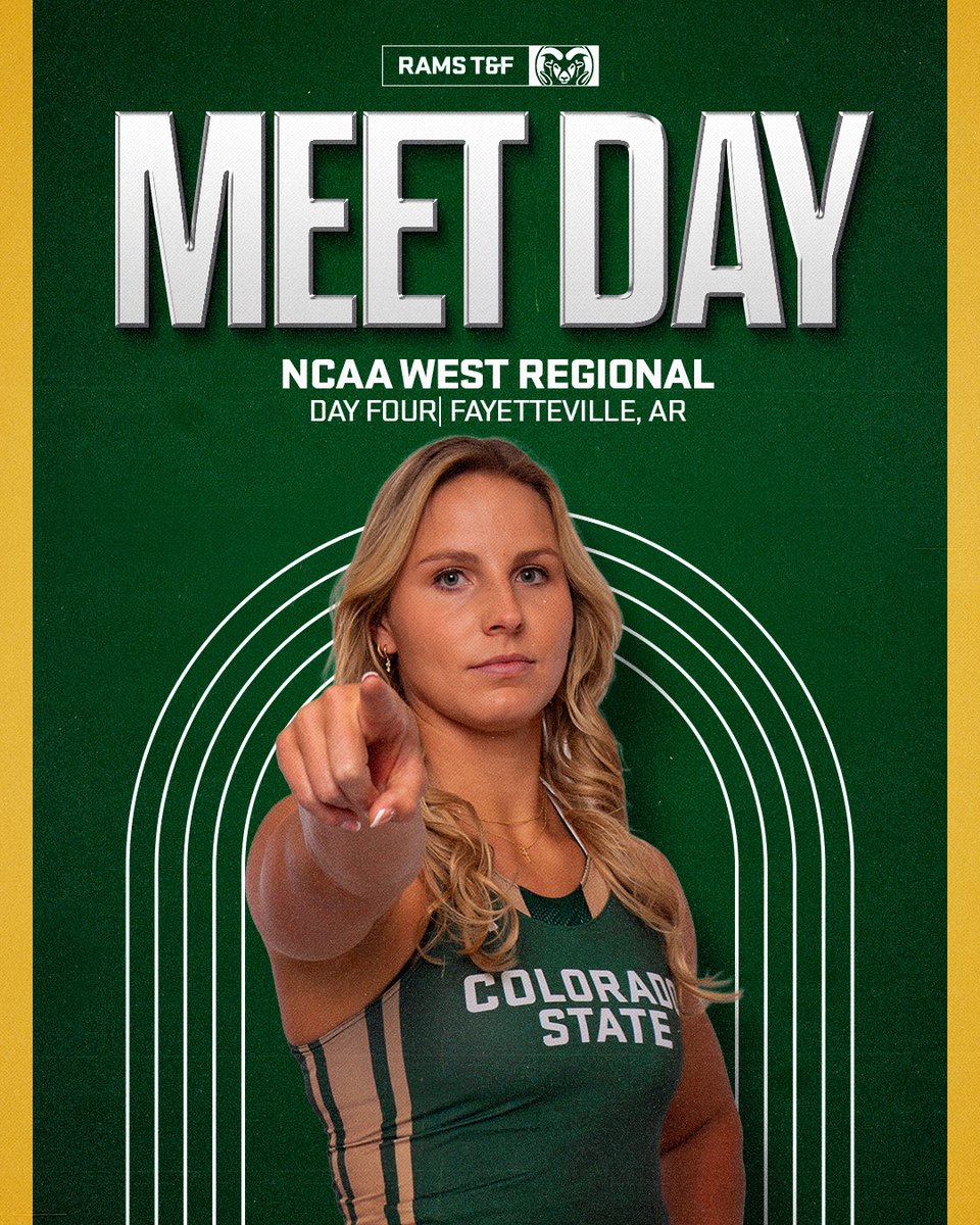 CSUTrackFieldXC's tweet photo. Day Four 🐏 

📺 ESPN+
📈 https://t.co/nvVBLlrggp

#Relentless x #CSURams https://t.co/aYNDrozoZN