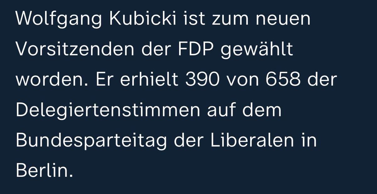 TONYDUS's tweet photo. Kubicki hat mit 0,3 Promille gewonnen https://t.co/VhuPjidgYX