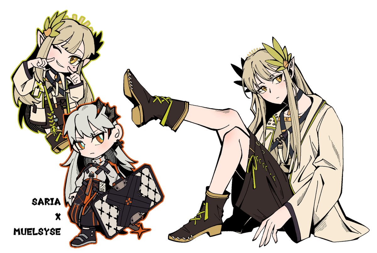 MrsRhombus's tweet photo. 【塞缪CP向】存档
#アークナイツ  #Arknights #명일방주 #明日方舟 #塞雷娅 #缪尔赛思 https://t.co/EOoPBHsp3N