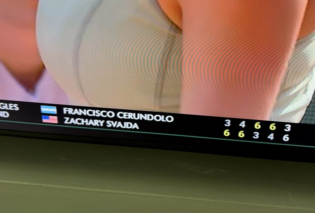 tsytsyfly's tweet photo. Watching @rolandgarros on @hbomax is generally amazing but this scoring design is atrocious. No idea who won the walkover. Topsy turvy matches take too long to process. Just highlight the winner’s name! https://t.co/lezWQcDSUQ