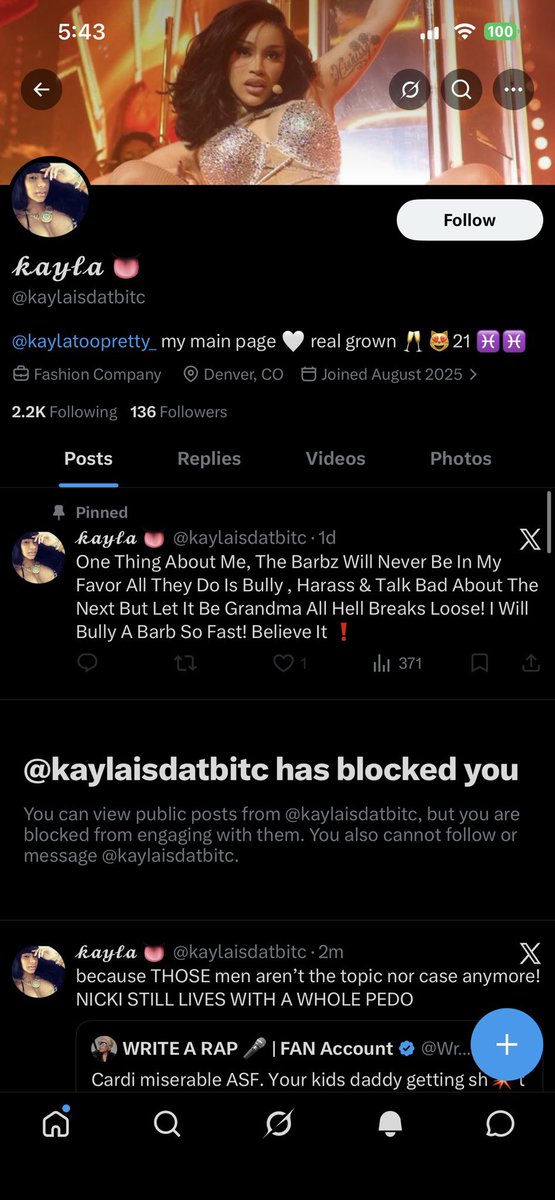barbie214pretty's tweet photo. megan the nigga , Dirty mexican cardi, old bitc yonce having the top 3 most pussiest fan base out there>>>> 😂😂😂🫣 https://t.co/Nh4c2ZCEE2