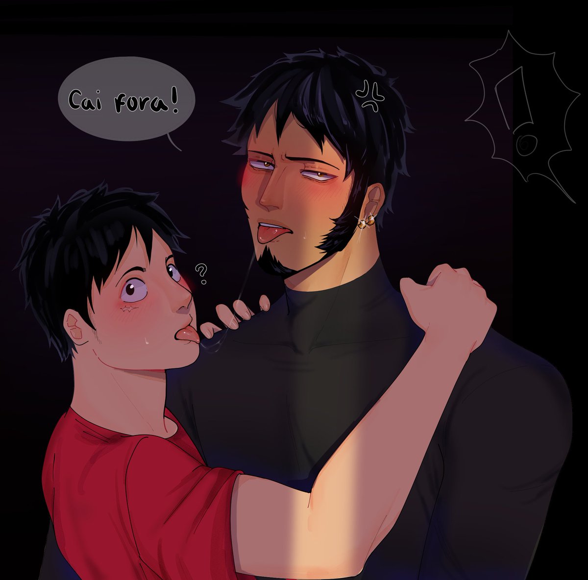 SorayaViilla's tweet photo. Primeira vez que eu usei o clip studio quase morri (a imagem espelhou no meio do processo) #lawlu https://t.co/afVuS2jTjY
