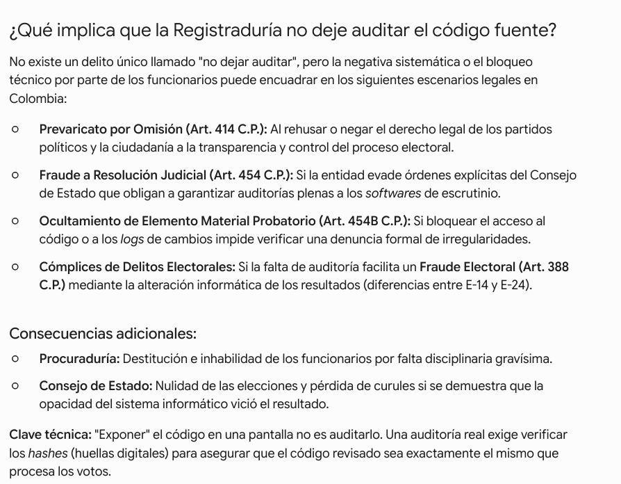 LaPaginaC's tweet photo. URGENTE 💣🔴Después de actuar con funcionarios de la @Registraduria se ha dejado en evidencia que:
· Suprimieron la Estampilla de Tiempo, que muestra a qué hora ingresa la información de los E14
· También el Candado Hash, que garantiza que no se pueden alterar los datos emitidos. https://t.co/2ASwInrJzs