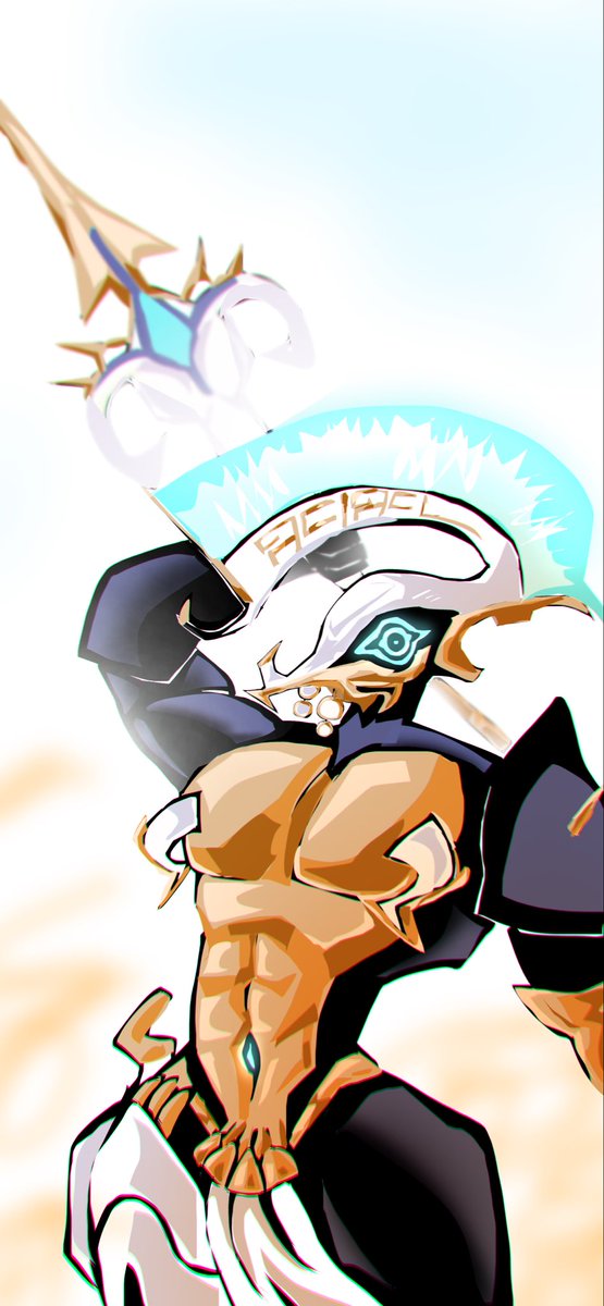 SpawnOfCinna's tweet photo. Styanax Prime doodle because I was so excited 

#warframefanart #tennocreate https://t.co/Kd2xmzpDgn