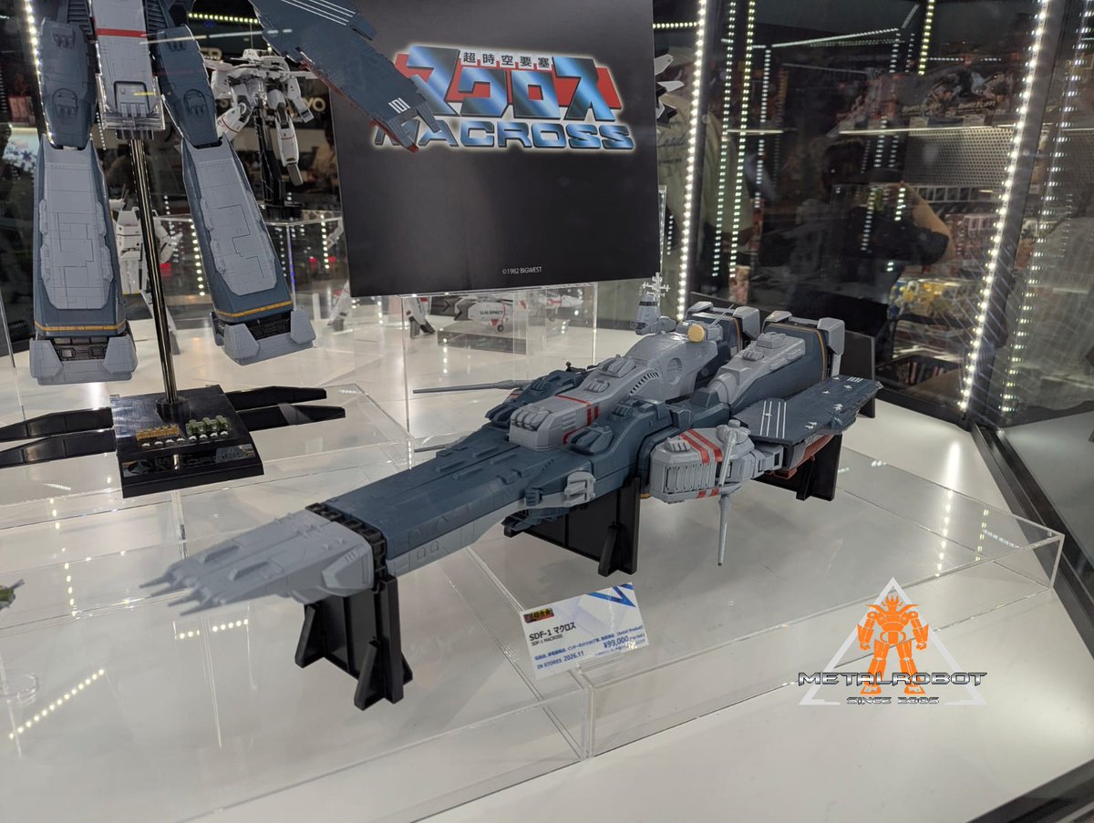 GokinMr's tweet photo. Tamashii Nations Store Tokyo: L’ SDF-1 Macross Versione Anime https://t.co/8pzKzag79o #SDF1Macross #Macross #SDF1 #Chogokin #Bandai #MacrossTVVersion #SuperDimensionFortress #AnimeFigure #Mecha #TransformingToy #Diecast #MacrossCollection #TamashiiNations #マクロス https://t.co/3VAPtR2iZH