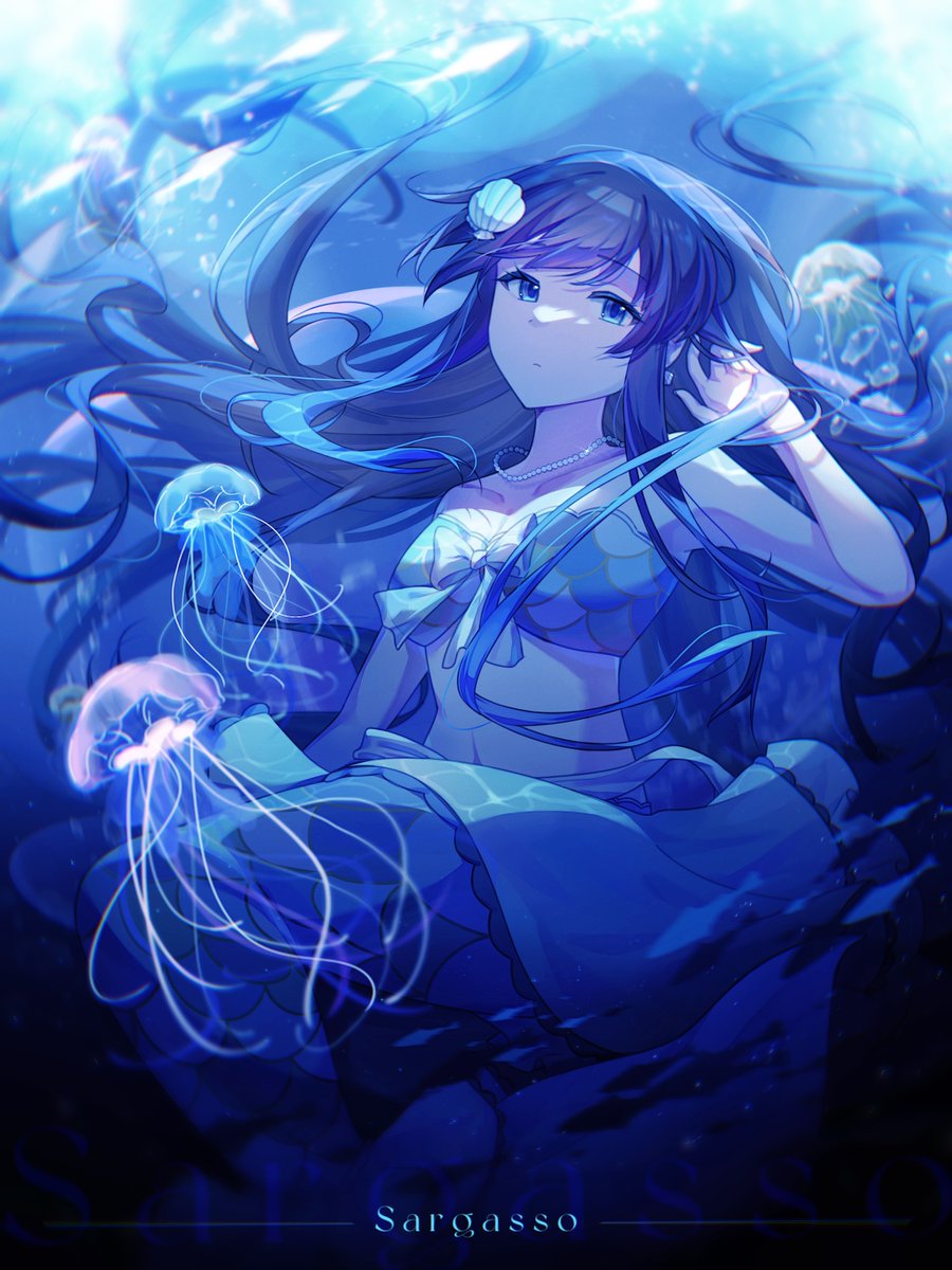 miruklerina's tweet photo. Sargasso🌊
#ongeki_art #三角葵 
#オンゲキ #ongeki #イラスト https://t.co/b8xso1NhJd