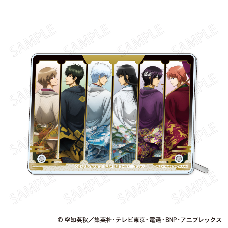 銀魂　アクリルパネル コレイズ販売終了間近】 銀魂_A6アクリルパネル 和装×振り向き Ver