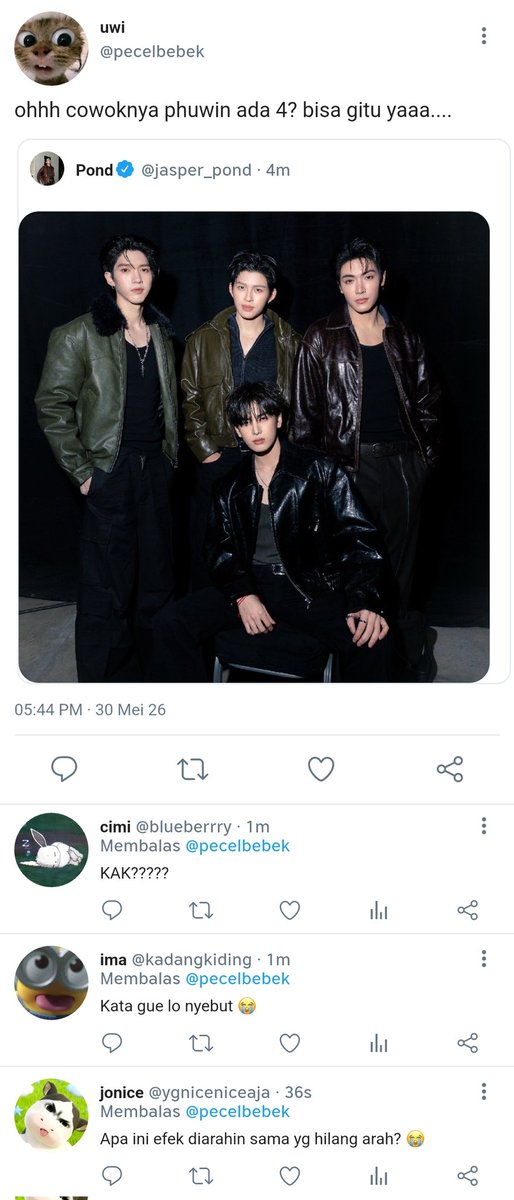 flowelune's tweet photo. makanya yg jelas 😔 

#pondphuwin two tweets au. https://t.co/Ii9BUA0yKj