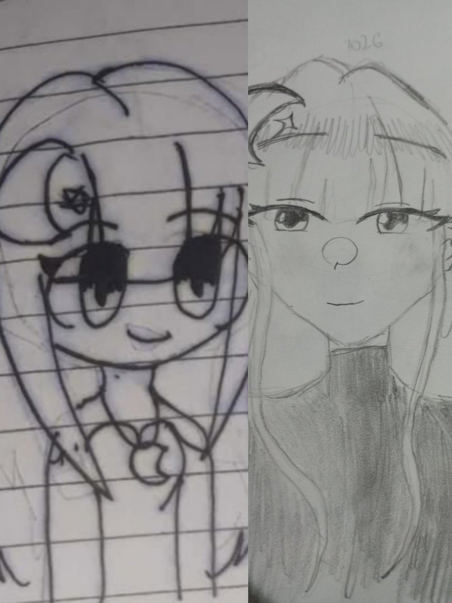 moonlightdrawsx's tweet photo. Left -2020
Right-2026

#followers 
ㅤㅤㅤㅤ https://t.co/fakKjxVEzy