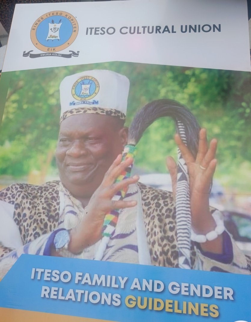 teso_tower's tweet photo. The Iteso Family and Gender Relations Guidelines will play a key role in preserving our culture, promoting harmony in society, and protecting the rights of women, children, and men. We call upon all clans to cooperate and support its effective implementation. https://t.co/fnOmsnjlWT