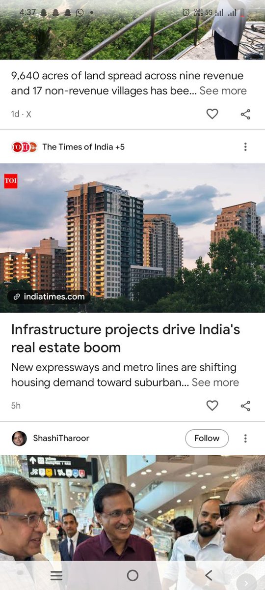 RiswanVt71908's tweet photo. Times of india reported infrastructure project drive india's real estate boom 🤯
Eg : #hyderabad, #Noida, #gurugaon https://t.co/ipBeqGpe6M