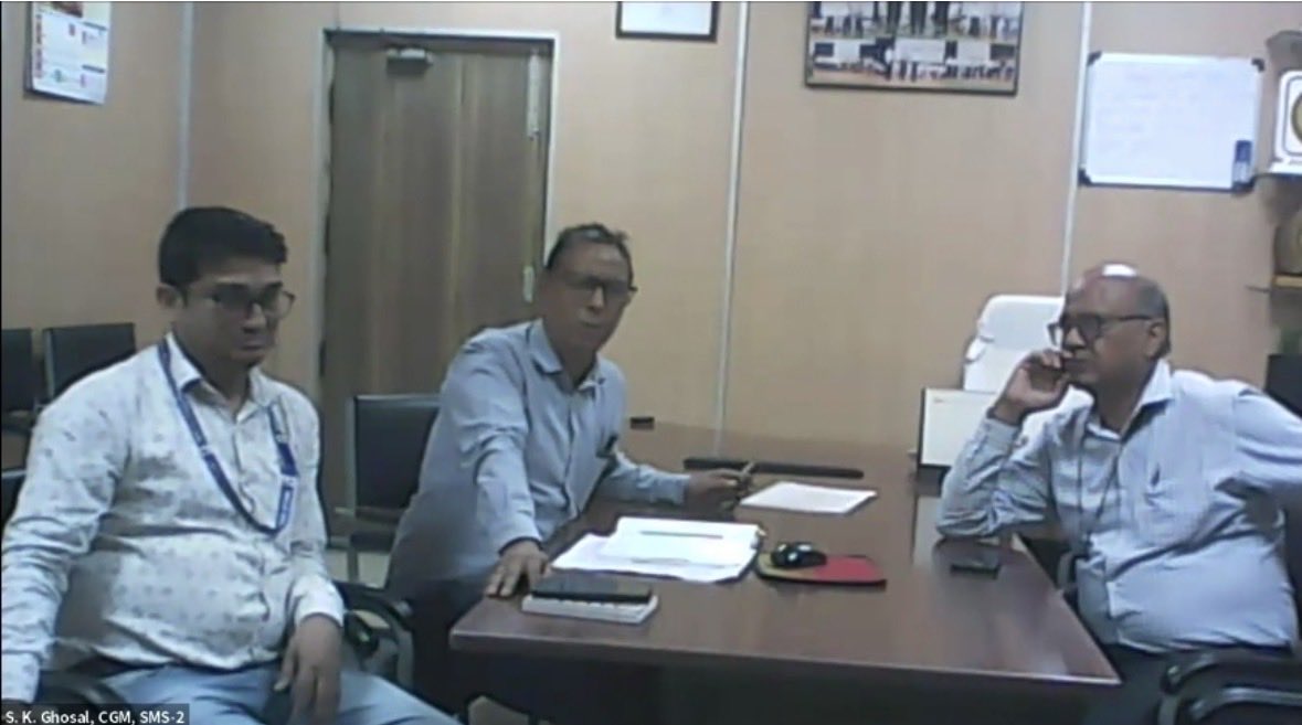 SAILranchi's tweet photo. SAIL MTI successfully moderated an #AbhigyanSampark online interaction of the CoP–Steel Making on LF operational challenges, including ring jam formation on electrodes and hood leakages. https://t.co/6cZa0BVCWI
