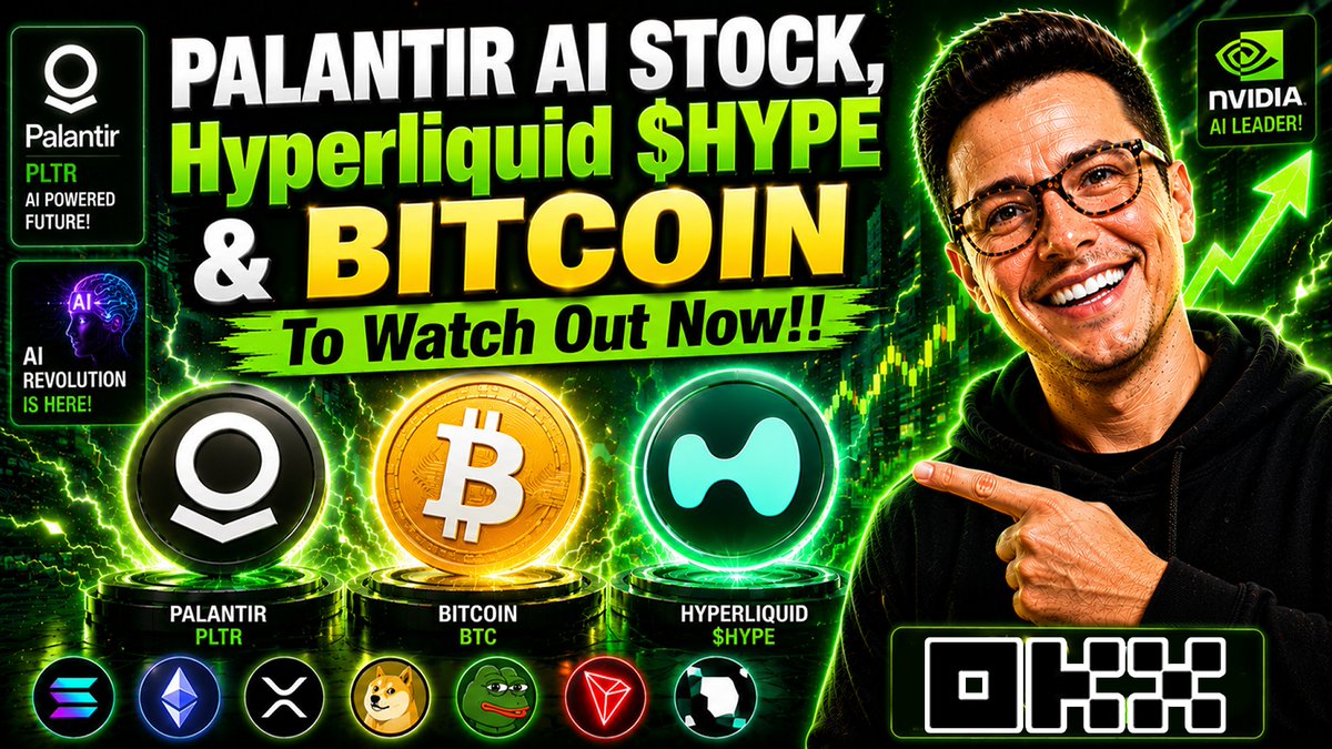 A_D_Crypto's tweet photo. Palantir Best AI Stock To Buy Next?? Bitcoin Hyperliquid HYPE Coin Price... 

https://t.co/By0fvKao2z via @YouTube 

#bitcoin #palantir #AIStock #cryptodexy #hyperliquid https://t.co/rIRhQ2hxeA