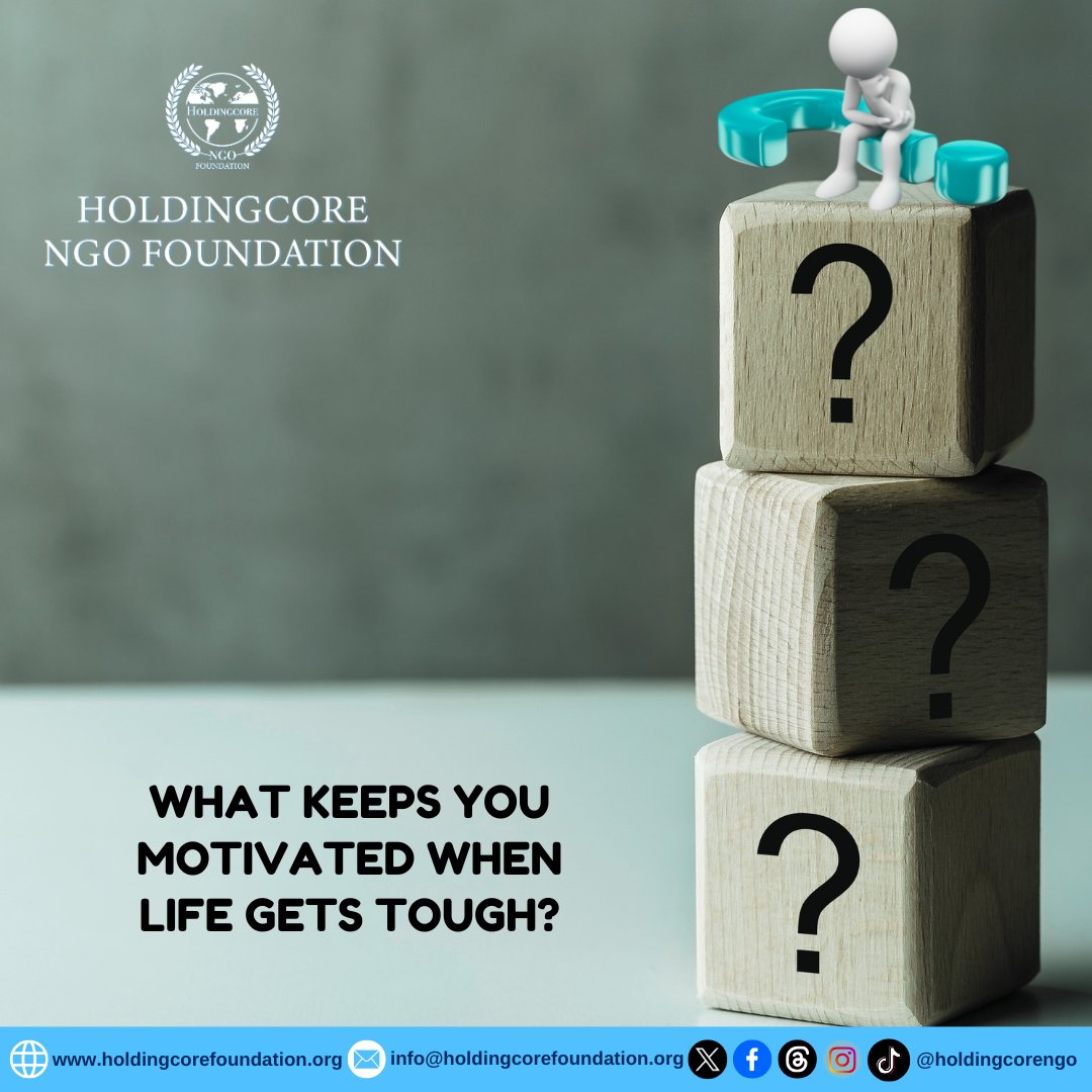 Holdingcorengo's tweet photo. Comment below and share the #1 thing that keeps your fire burning when times get tough!

#StayMotivated #FindYourWhy #Resilience #WeekendReflection #HoldingcoreEMPFoundation https://t.co/lIZD6qGlpY