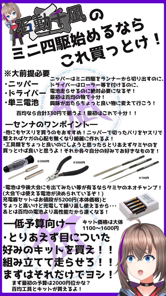 石動千凪@ホビー好きゲーマーV tweet media